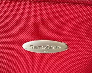 Samsonite Red Expandable Spinner Luggage