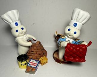 Pillsbury Doughboy International Figurines 'Egypt' and 'Spain'