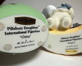 Pillsbury Doughboy International Figurines - China and France