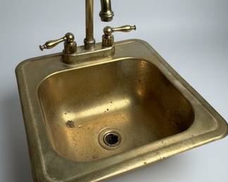Jameco Brass Bar Sink with Faucet