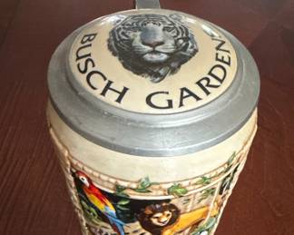 Busch Gardens "Extinction is Forever" Series Edition III Ceramic Stein