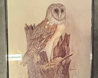 E. Rambow Barn Owl Print