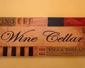 Villa Toscano Tuscany Wine Cellar Wall Art