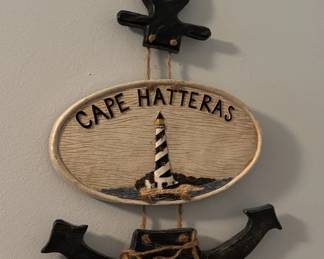Cape Hatteras Lighthouse Anchor Wall Decoration