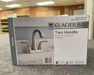 Glacier Bay Irena Double-Handle High-Arc Bathroom Faucet