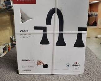 Vedra 8 in. Widespread Double Handle High Arc Bathroom Faucet