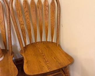 6 of these chairs, all in good condition.