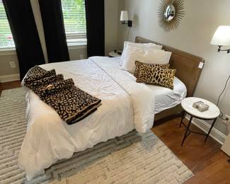 Pottery Barn Queen Cane Bed