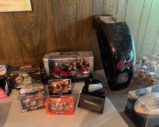 Harley-Davidson/Indian motorcycles . . Sandy's Lounge HD fender