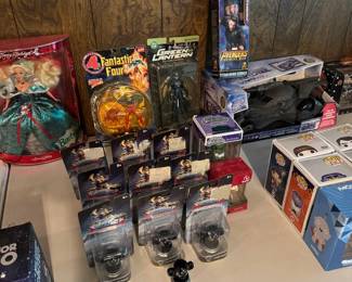 The Human Torch - Green Lantern - Captain America - Batman