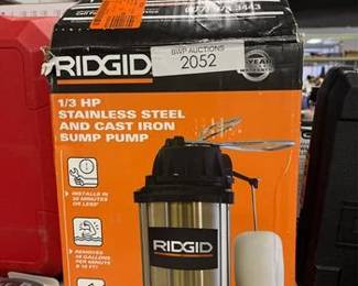 1/3 HP Stainless Steel Dual Suction Sump Pump