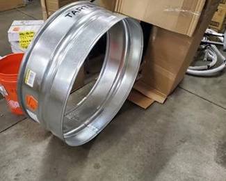 36 in. Galvanized Steel Outdoor Fire Pit with reinforced top ring