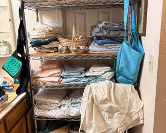 bedding, mostly Queen size