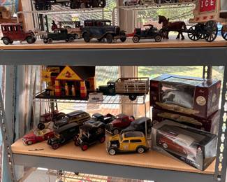 die cast, cast iron toys banks