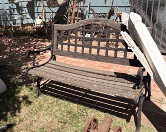 canon, park bench