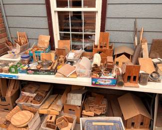 Model building wood and incomplete projects