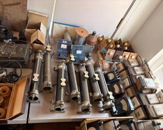Cenco Rheostat, meters, switches