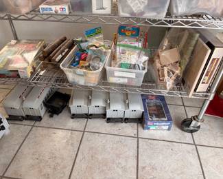 miniatures, train scene accessories, scale model bits and pieces, garden scale passenger cars