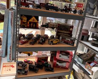 die cast, cast iron toys, banks
