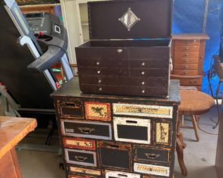 Fel lined jewelry chest, Hobby Lobby chest of drawers