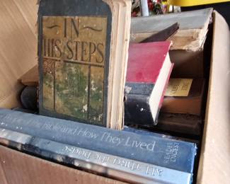 lots of vintage books