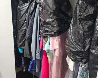 lots of vintage clothing, we will add more pictures later