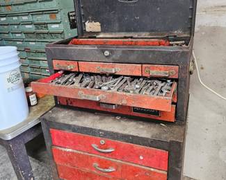 vintage tool chest
