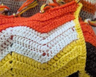 A bunch of vintage blankets