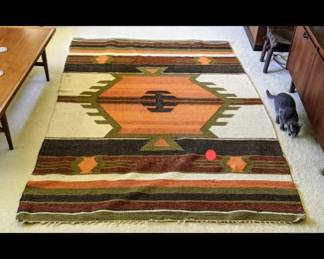 Large vintage rug