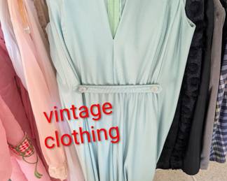 Plenty of vintage clothes