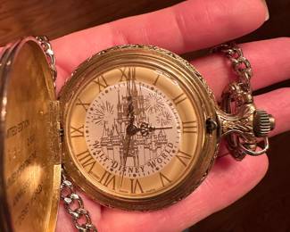 Commemorative pocket watch from Disney World 25th Anniversary 