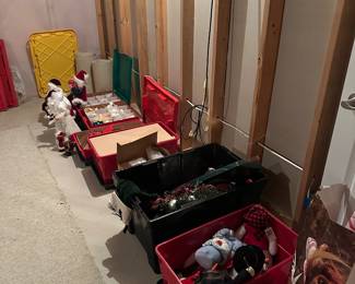 Christmas decor priced to sell