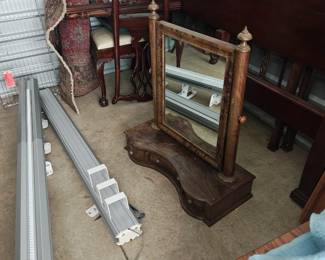 Mahogany large Shaving Stand