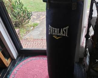 Boxing bag and Frame