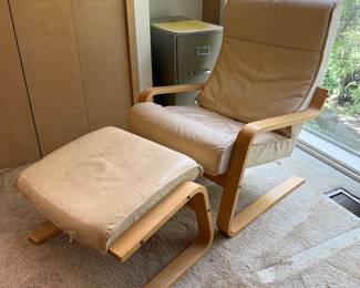 Kebe chair and ottoman