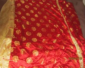 Oriental Bedspread, Silk