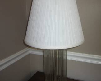  Long  Glass Teardrops on This Lamp