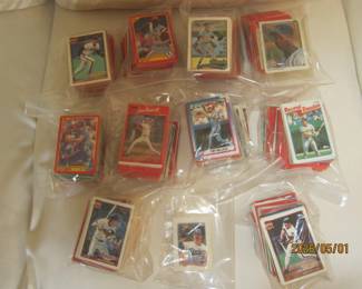 Over 500 baseball, and sports cards.
