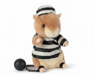 Gemmy Jailhouse Rick Dancing Hamster Plush Toy second image