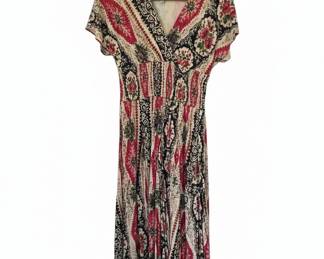 J. Peterman Red ButtonFront Dress fourth image