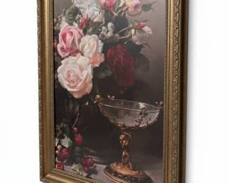 Still Life with Roses and Crystal Compote by Jean Baptiste Robie