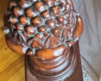 Antique FourPoster Twin Bed with Carved Finials third image
