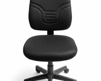 Boss Office Products Black Fabric Armless Task Chair