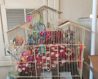 Yaheetech inch Roof Top Medium Parakeet Bird Cages with Accessories