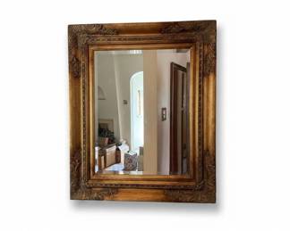 Ornate Giltwood Rococo Revival Wall Mirror