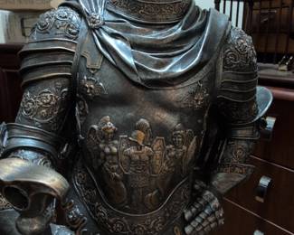 Design Toscano Kings Guard Medieval Decor Half Scale Knight Statue second image