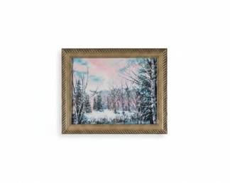 Winter Landscape Painting