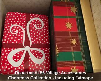 Department Village Accessories Christmas Collection Including Vintage Christmas Lights Street Lights and Wise Men Figurine third image