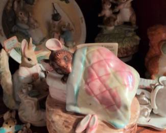 Hunca Munca and Baby Mice Figurines Beswick or Royal Albert