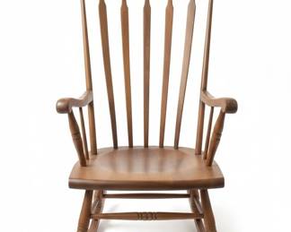 Nichols Stone Spindle Back Rocking Chair